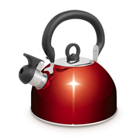 Campfire 2.5L Stainless Steel Whistling Kettle Red image