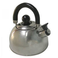 Campfire Whistling Kettle 2.5L Stainless Steel with Folding Handle image
