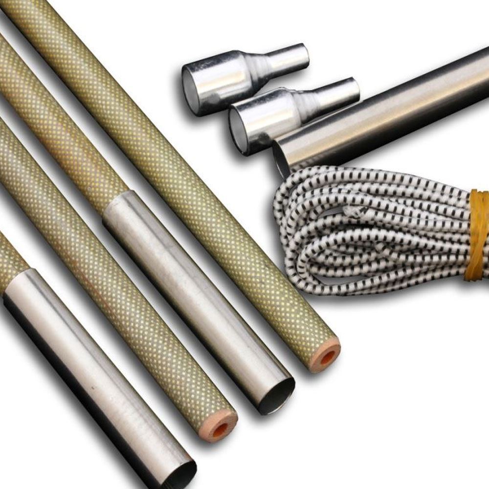 Oztrail Fibreglass Tent Pole Kit 11mm Replacement Repair Tent Pole