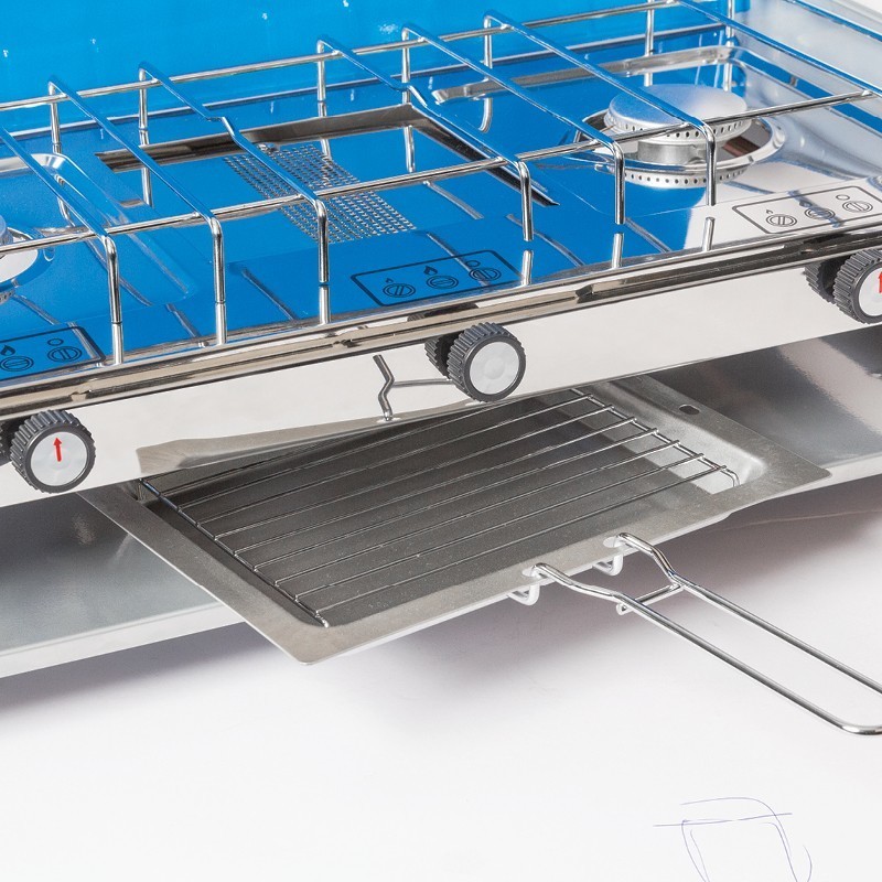 Companion 2 Burner RV Stove with Grill and Legs