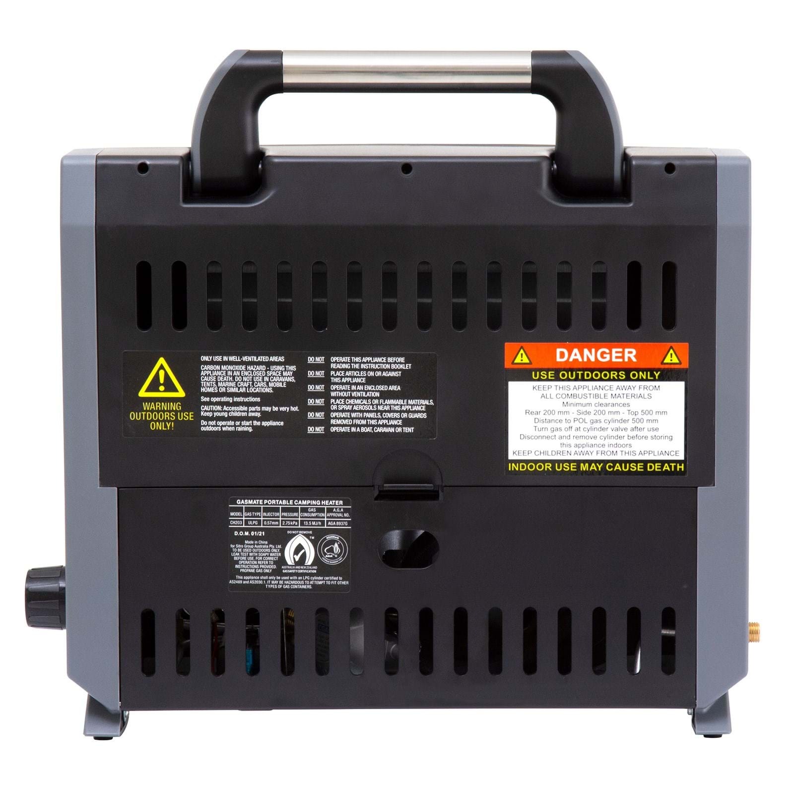 Gasmate Portable Camping Gas Heater