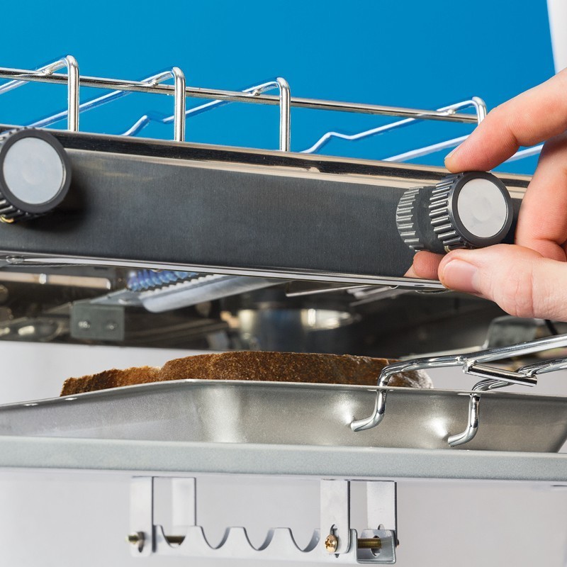 Companion 2 Burner RV Stove with Grill and Legs