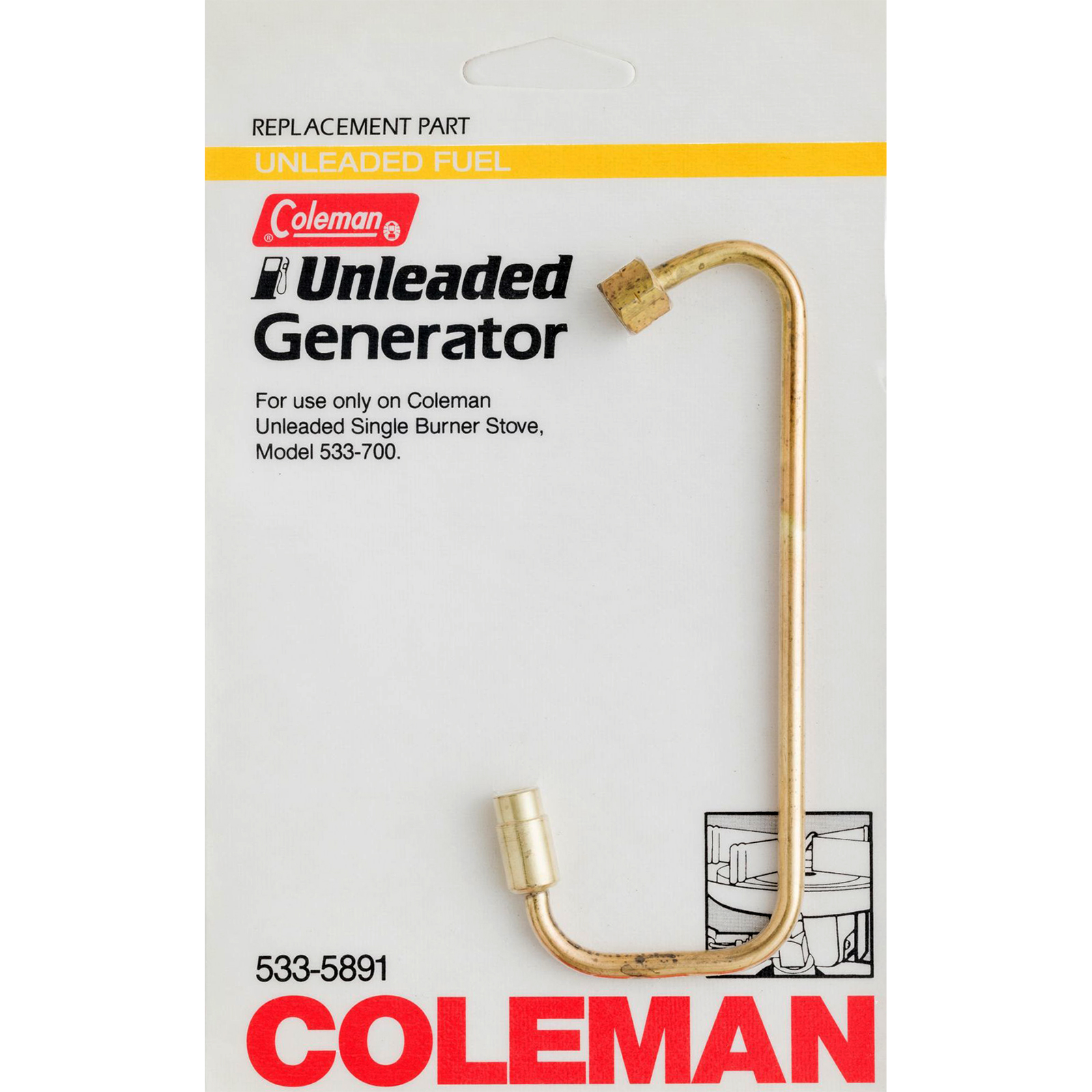 Sporting Goods lantern 5335891 Coleman STOVE GENERATOR FOR USE ON MODEL 533700 STOVE