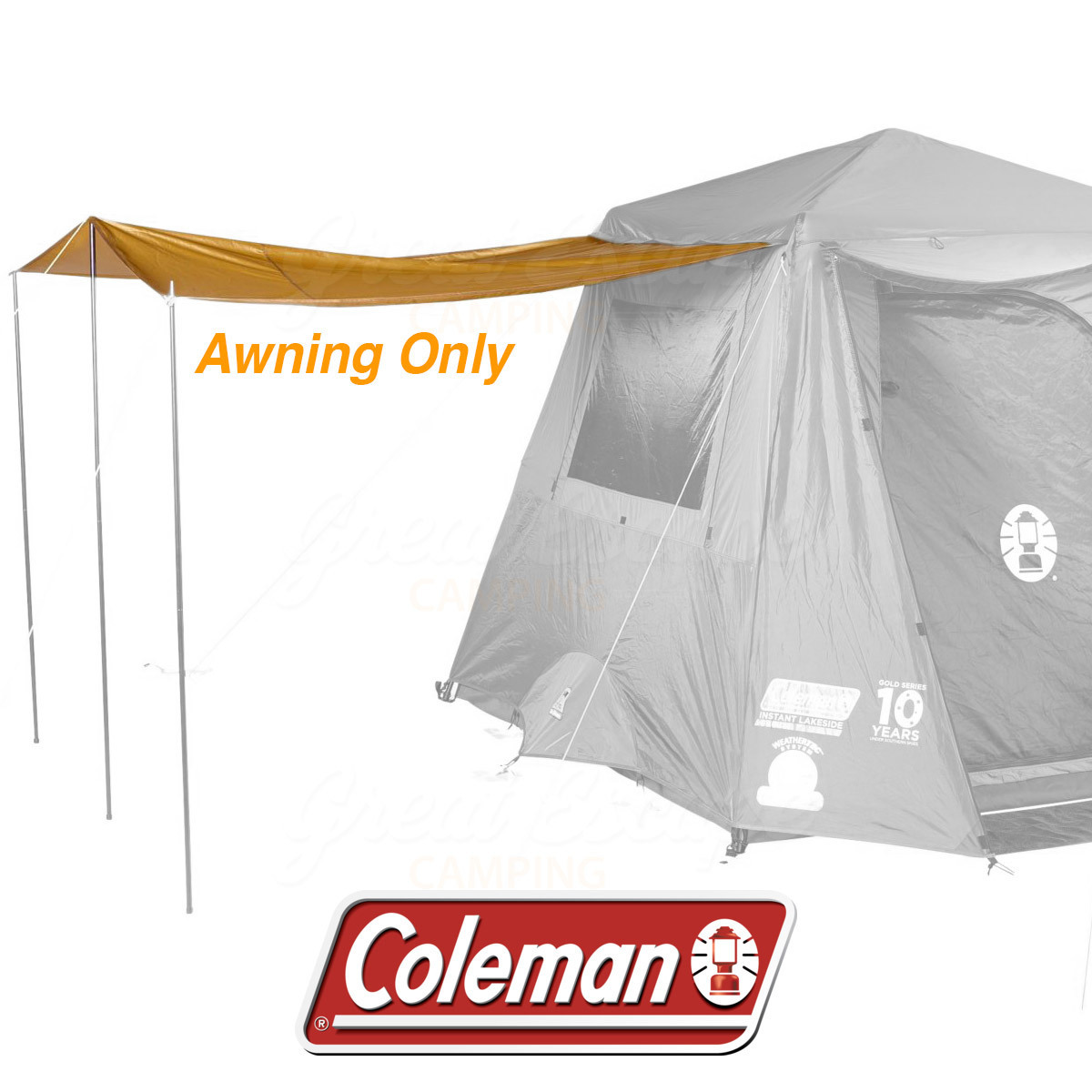 Coleman Replacement Awning For Instant Up Gold Series 6P Tent