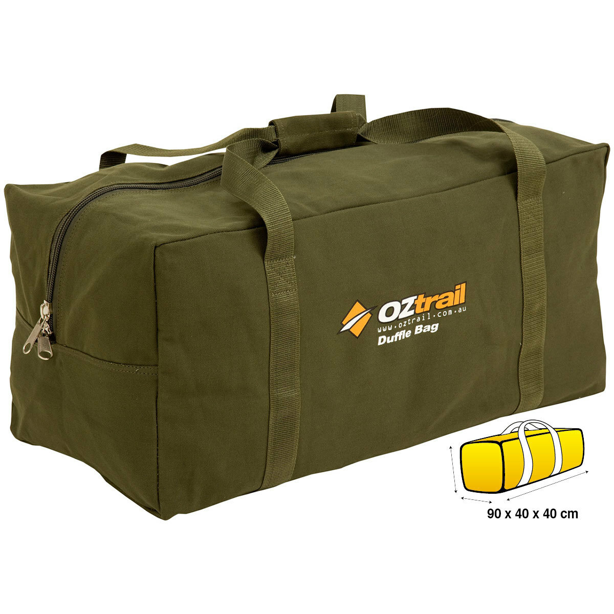 OZtrail Canvas Extra Large Duffle Bag Luggage XL 9320531024841 | eBay