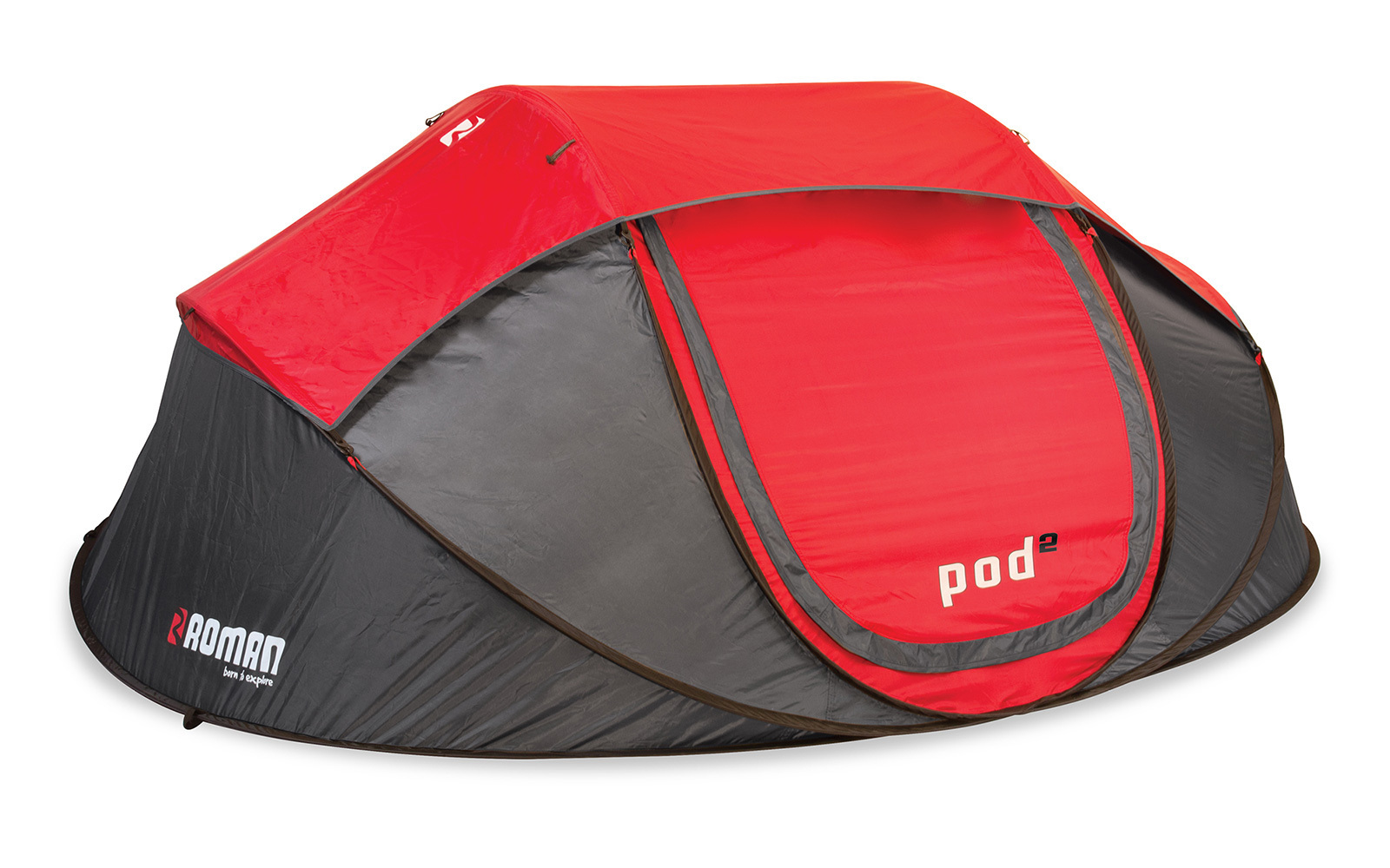 Roman Pod 2 Pop-up Tent. 2 Person Instant Popup Tent. 230 x 120 x 95cm