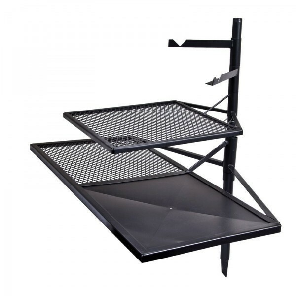 Campfire Swing Arm Cooking Grill Combo BBQ