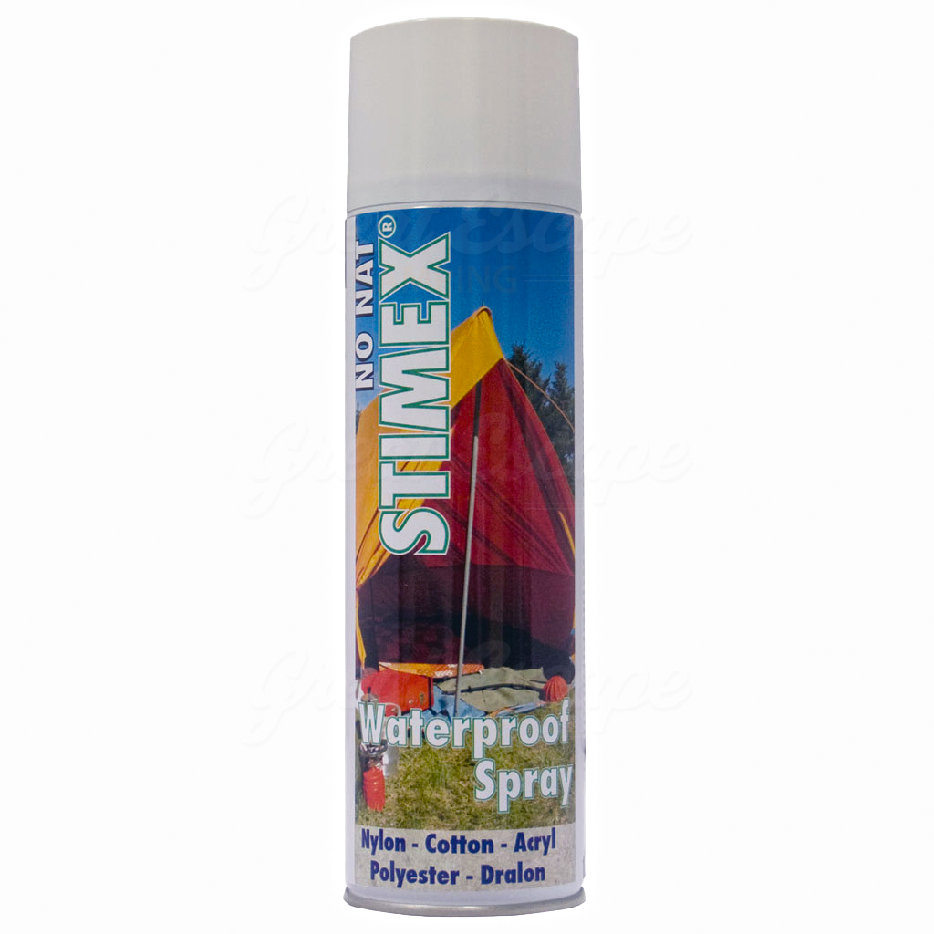 Stimex Waterproof Spray 500ml. Tents, Canvas, Fabric, Polyester