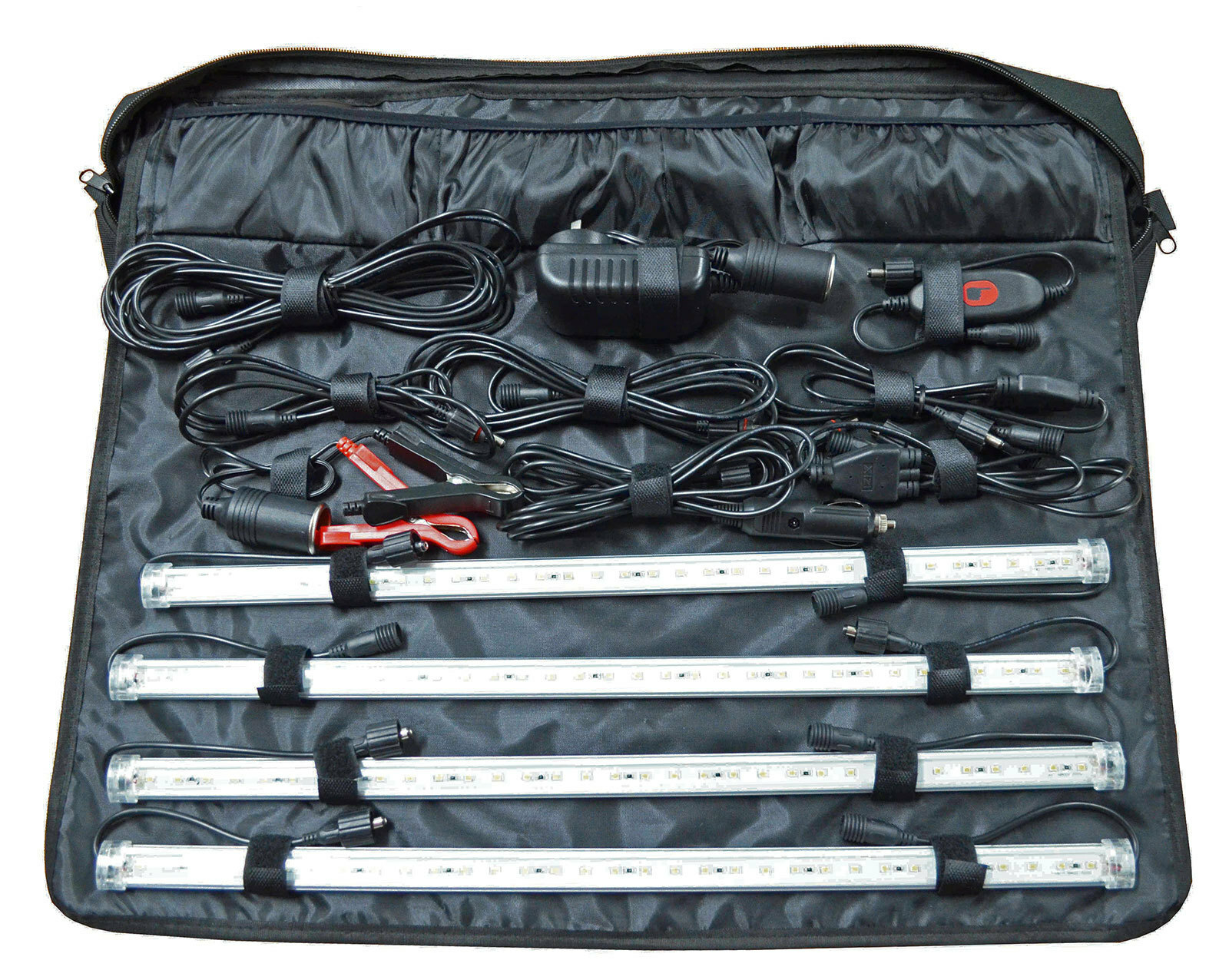 Outdoor Connection 12V 4 Bar Power Strip Light Bar Kit 2700 Lumens IP67