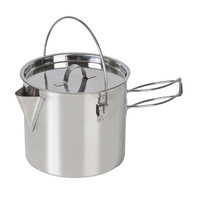 Campfire Billy Style Kettle 750ml Stainless Steel image