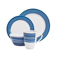 Campfire Melamine Dinner Set 16 Piece Nautical image