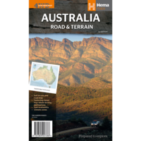 Hema Australia Road & Terrain Map image