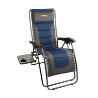 OZtrail Sun Lounge Deluxe Chair with Side Table image
