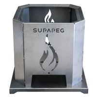 Supa Peg Supa Cube Steel Fire Pit image