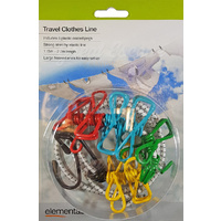 Elemental Elastic Travel Clothesline with 8 Pegs image