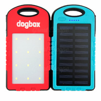 Dogbox Power Bank 6000mAh with Solar Panel and Work Light image