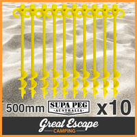 Supa-Peg 500mm Beach Screw Peg 10 Pack image