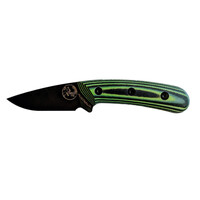 Tassie Tiger Fixed Blade Skinning Knife – Green Handle image