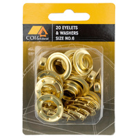 20x Eyelets and Washers Size #6 image
