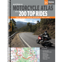 Hema Australia Motorcycle Atlas + 200 Top Rides image