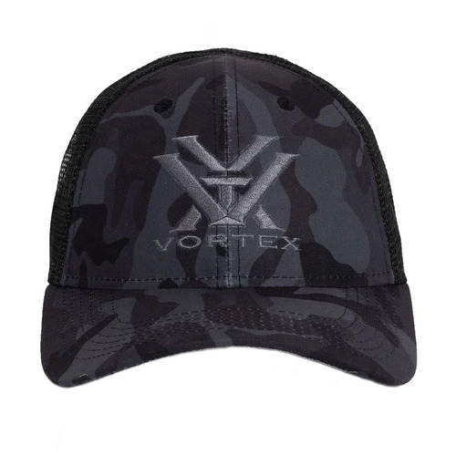 Vortex Logo Black Camo Cap