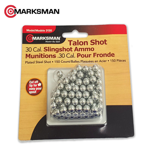 Marksman Slingshot Talon Shot 30.cal Steel Pellets