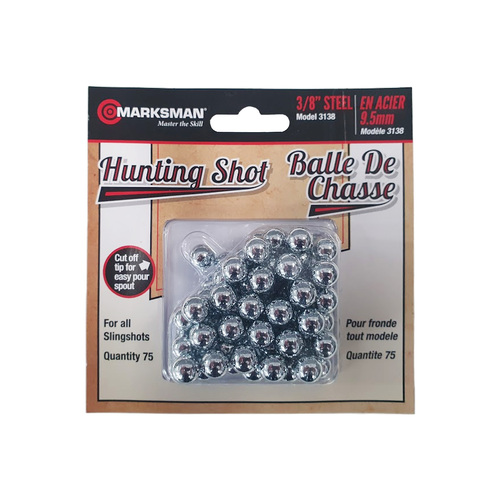 Marksman Slingshot Hunting Shot 9.5mm Steel Pellets