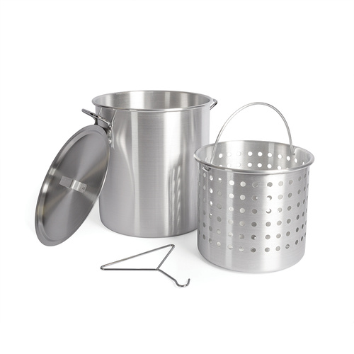 Campfire Aluminium Stockpot And Deep Basket 30l Crab Cooker Pot