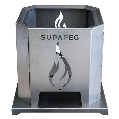 Supa Peg Supa Cube Steel Fire Pit