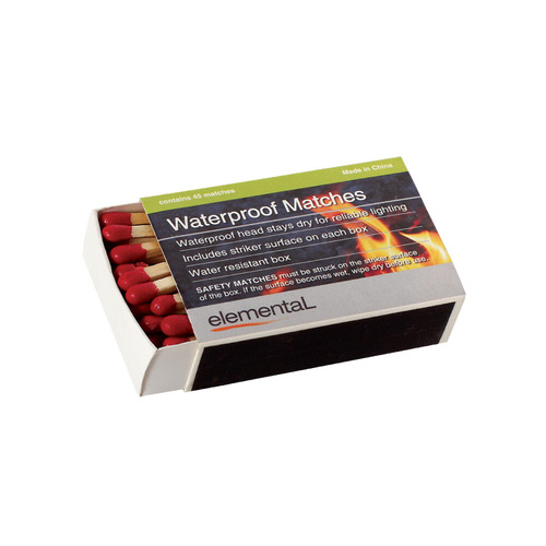 Elemental Waterproof Matches - 10 Boxes
