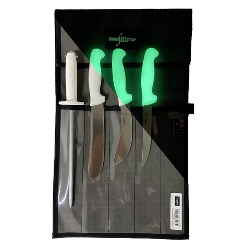 SICUT Butcher’s Knife Package – Glow in the Dark Handle