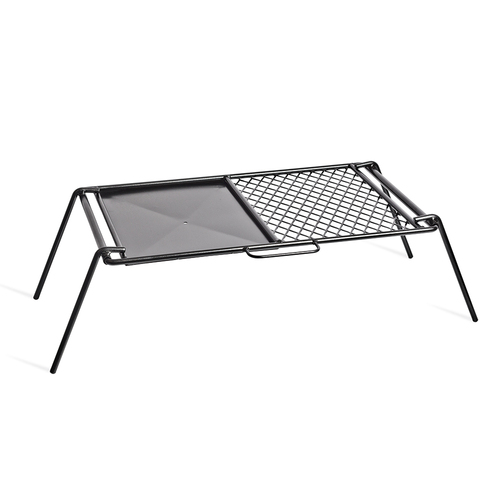 Campfire Steel BBQ Plate Camp Grill Large