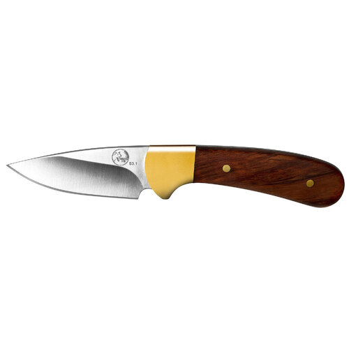 Tassie Tiger Fixed Blade Skinning Knife Wood Handle 