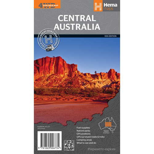 Hema Central Australia Map