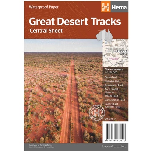 Hema's Great Desert Tracks Central Sheet